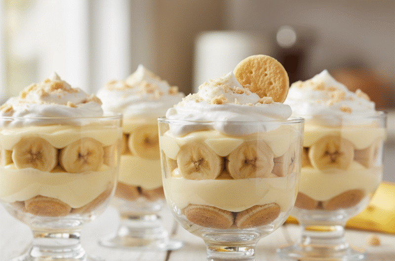 🍌 Banana Pudding Cups