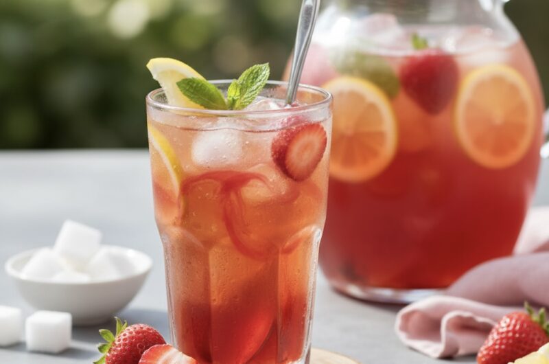 🍓 Strawberry Lemonade Sweet Tea